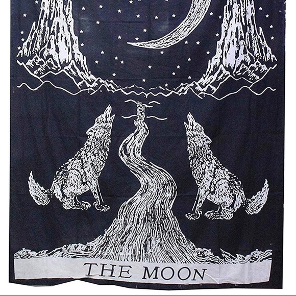 🌛HP🌜Wolf moon tarot tapestry - Picture 4 of 4